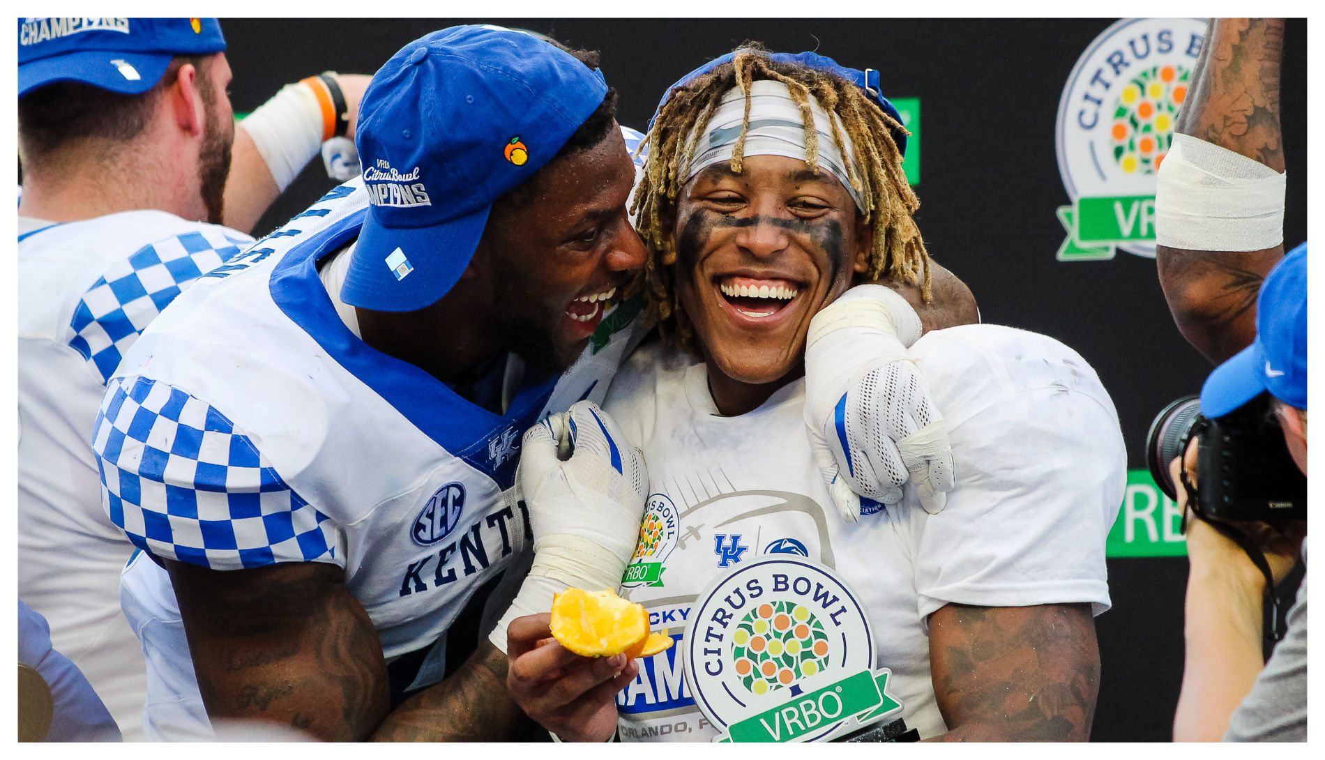 Josh Allen and Benny Snell, post-Citrus Bowl